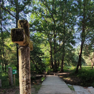 tramo del camino de Santiago en Ponte das Febres