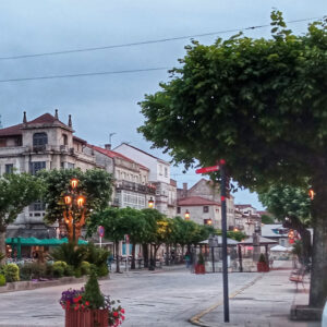 zona peatonal de Tui
