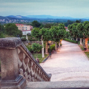 jardines en un parque de Tui