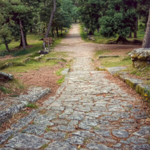 ruta de senderismo en el parque natural Monte Aloia