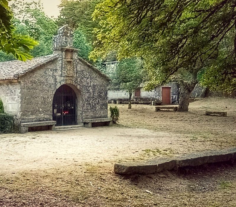 Capilla en lo alto del Parque natural del Monte Aloia