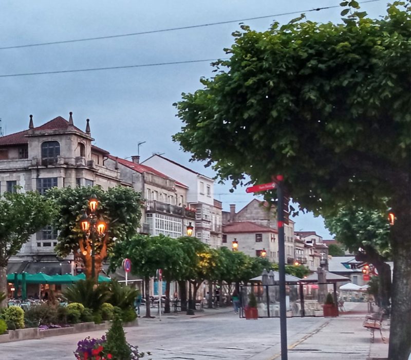 zona peatonal de Tui